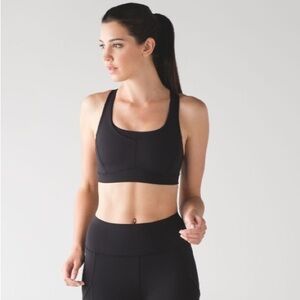 Lululemon Fast Times Bra Black Size 8